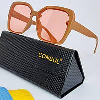Оригинальные очки женские Consul Polaroid от солнца стильные фирменные модные поляризационные солнцезащитные