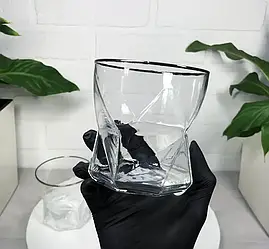 Склянка-доф "Прозора Геометрія" 400 мл