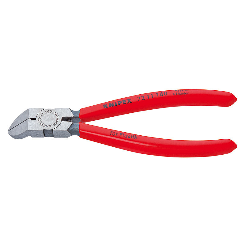 Кусачки бокові для пластмаси Knipex 72 11 160 (Німеччина), фото 1