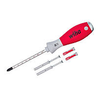 Ударна викрутка SoftFinish для забивання дюбелів PH2 x 100 мм у блістері Wiha 41289 (Німеччина)