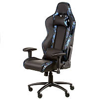Крісло геймерське на пластиковій базі ExtremeRace чорне