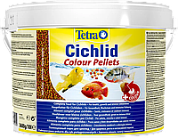 Корм для рыбок Tetra Cichlid Colour 10 L. Мульти-гранулы