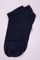 Короткі чоловічі шкарпетки синього кольору однотонні 151R5050