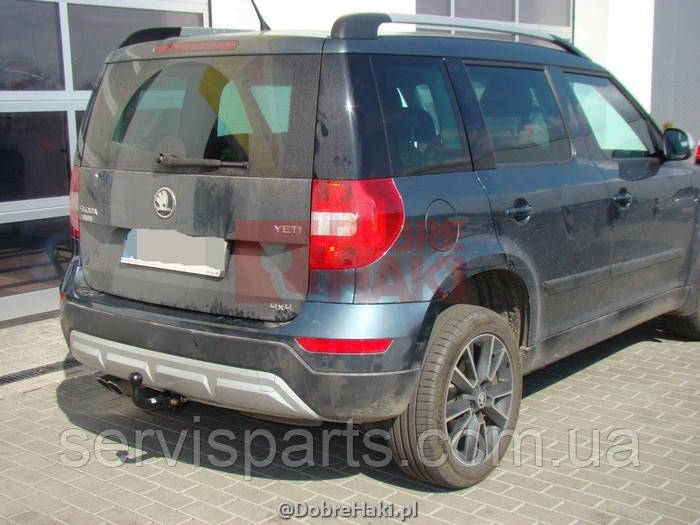 Польский фаркоп на Skoda Yeti 2009-2018 (Шкода Йети) - фото 3 - id-p1640387475