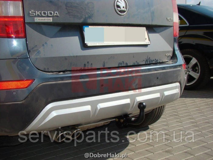 Польский фаркоп на Skoda Yeti 2009-2018 (Шкода Йети) - фото 4 - id-p1640387475