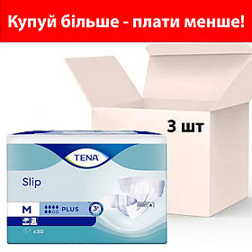 Підгузники для дорослих Tena Slip Plus Medium 90 шт (70-120 см) тена