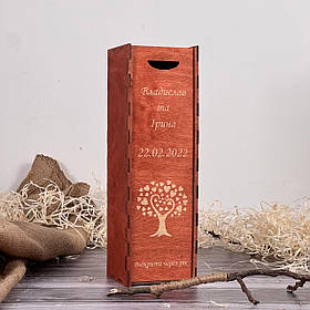 Коробка для вина 100х90х320мм 3мм