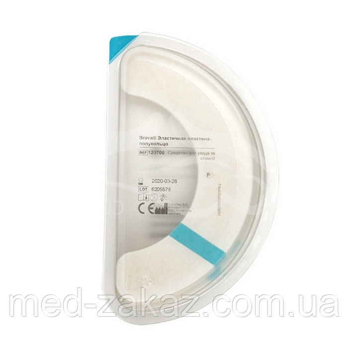 12070 Напівкільце еластичне тейп Coloplast Brava 20шт.
