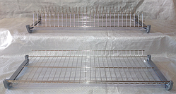 Сушарка для посуду в шафу 70 см, дворівнева,нержавіюча сталь