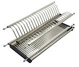 СУШАРКА З НЕРЖАВІЙКИ ДЛЯ ПОСУДУ ШАФА 80 СМ ДВОРІВНЕВА ШТАМПУВАННЯ, фото 7