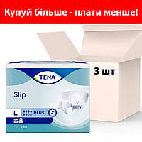 Підгузники для дорослих Tena тена лардж Slip Plus Large 90 шт (90-145 см) памперси для дорослих