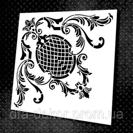 Трафарет DFA многоразовый Круглый узор 52 для штукатурки и краски 0,3 ...