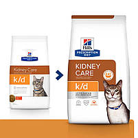 Hill's Prescription Diet k/d Kidney Care корм для кішок з куркою 1,5 кг, фото 3