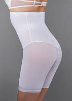 Белые панталоны, шорты с сеткой, шорты высокие женские, панталоны женские, высокие панталоны (2126) 38-40