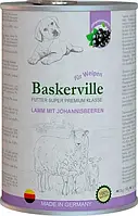 Консервированный корм для щенков Baskerville Ягненок и смородина, 400г