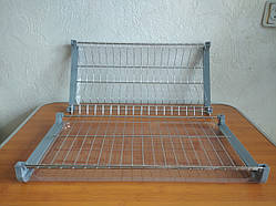 Сушіння для посуду GIFF 500 мм. (L=464 мм.) хром (2 полиці, 2 піддони, 4 кріплення)