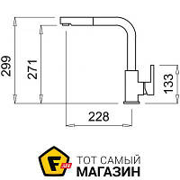 Змішувач для мийки Elleci C02 CROME