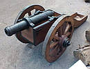 Чавунна гармата на колесах ( вага -30 кг)