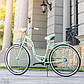 Велосипед жіночий міський VANESSA Vintage 28 Mint з кошиком Польща, фото 4