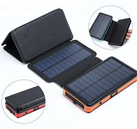 Павербанк сонячний "Solar PowerBank OP-1708A" 20000 mAh, 2USB, 5V/2.1А, micro-USB, Type-C + 4 сонячні