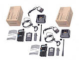Рація Baofeng UV-5R комплект 2 шт., UHF/VHF, 8 Вт, 1800 мА·год + Гарнітура + Ремінець на шию Mirkit, фото 7