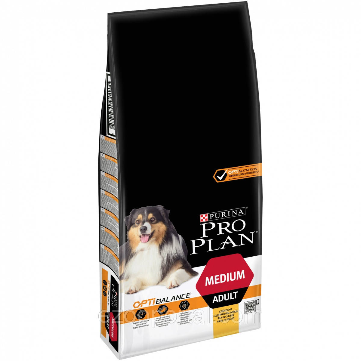 Сухий корм для собак Середніх порід ProPlan Medium. з куркою 14кг