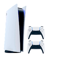 Консоль Sony PlayStation 5 Digital Edition 825GB White Б/У Хороший + Геймпад Sony PlayStation 5 DualSense White Б/У Хороший
