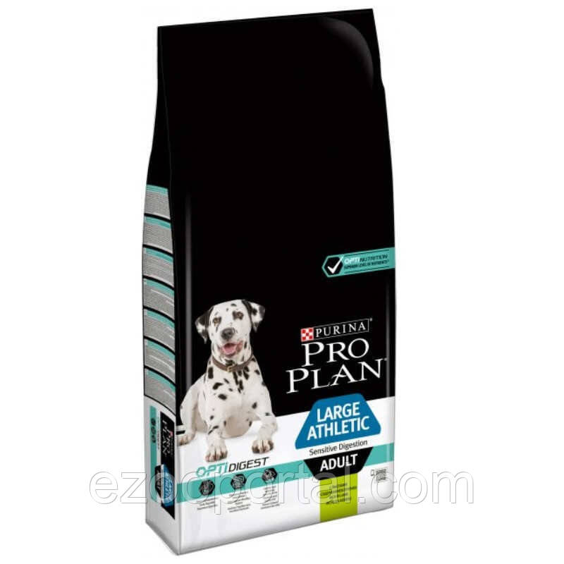 Сухий корм для ВЕЛИКИХ собак Pro Plan Large Athletic з атлетич.статурою з ягняти 14кг