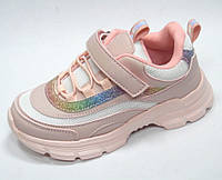 Детские кроссовки для девочки тм Weestep, размер 29,30, розовые.