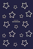 Тетрадь для записей, интегр. обл., А5, 80л., без линовки, кремовый блок, 70г/м2, мат. ламинация+голограф.