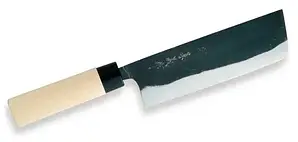 Ніж кухонний Nakiri black 16,5 см. Kaneyoshi, Yaxell з дерев'яною ручкою (30569)