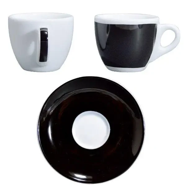 Чашка espresso 75 мл із блюдцем 12 см Black серія "Verona Millecolori Decal Print" 33015-002021CA VR, фото 1