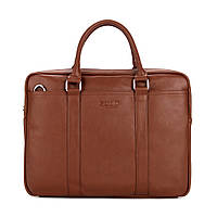 Мужская сумка Polo Vicuna коричневая (6610-4-BR) LL