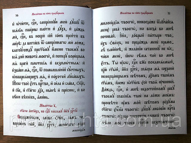 Православный молитвослов с канонами и последованием ко Святому Причащению (церковнославянский крупный шрифт) - фото 4 - id-p20917464