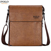 Мужская сумка Polo Vicuna коричневая (8821-2-BR) LL