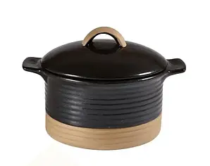 Супник із кришкою 15,9 см 530 мл колір Black, серія "Igneous" ZCBKIGC21