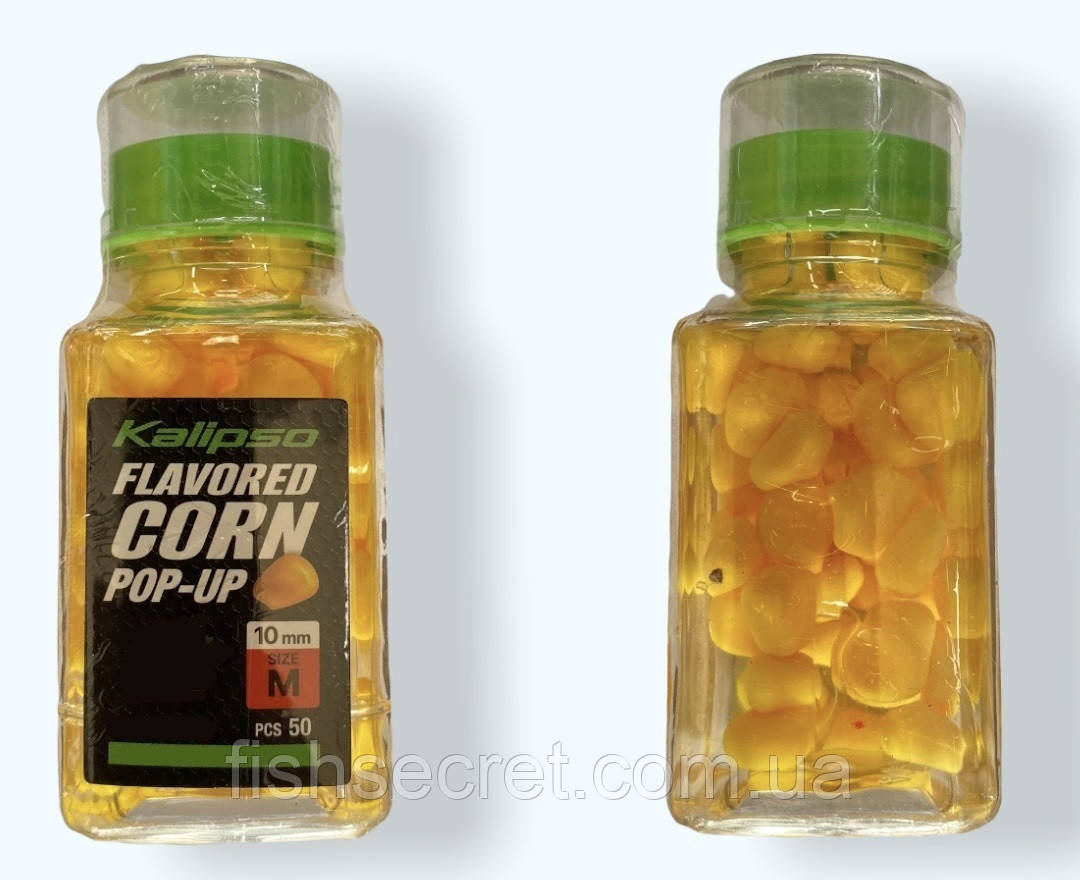 Силіконова кукурудза в дипе Kalipso Pop-up Corn (aroma) 50 шт. Часник