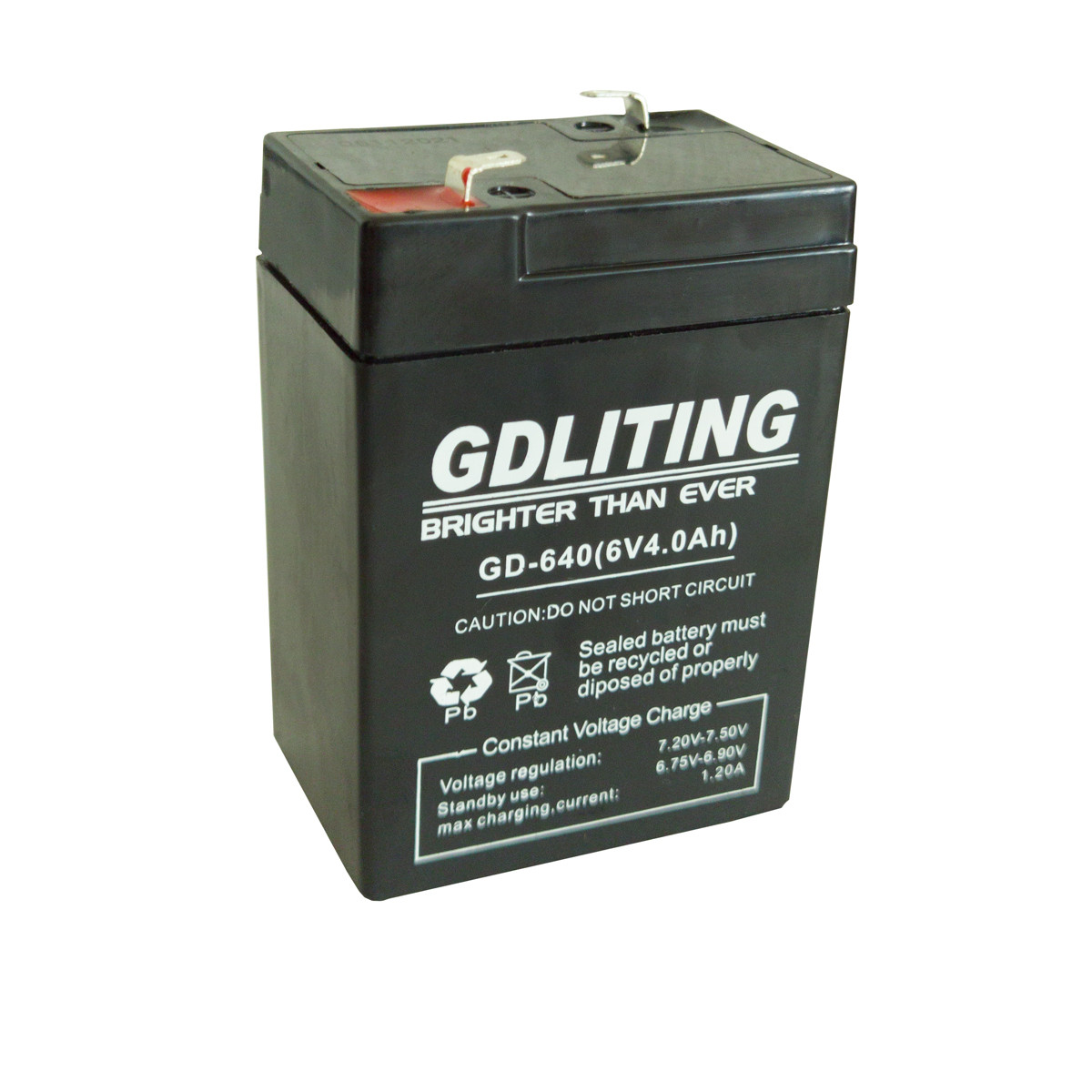Свинцово-кислотный аккумулятор для УПС GDLiting 6V 4.0Ah GD-640 акб для ибп, аккумулятор для весов (TO) - фото 6 - id-p1640575086