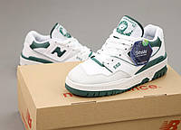 Женские Кроссовки New Balance 550 White Green 36-37-38-40