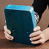 Калімба музичний інструмент на 17 язичків (преміум'якість) — Коричневий, фото 7