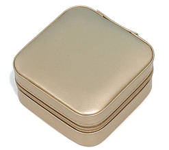 Скринька для прикрас та біжутерії / органайзер для прикрас Золотиста 10x10x5 8545