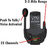 Walker's Razor Walkie Talkie. Рація, зв'язок до 3 км. Рація блютуз Резор, Bluetooth. Оригінал із USA., фото 4