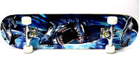 Скейтборд Display дерев'яний з візарунком 31", Cool Shark