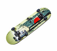 Скейтборд Scale Sports деревянный с рисунком 31", Malibu
