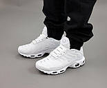 Чоловічі кросівки Nike Air Max Tn plus "White" літні весна-осінь. Живе фото. топ. Чоловічі Nike, фото 4