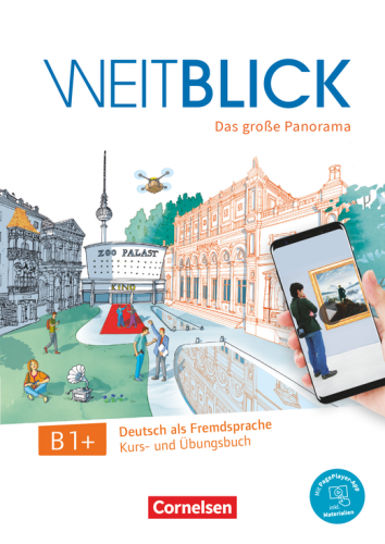 Weitblick B1+ Kurs- und Übungsbuch mit PagePlayer-App / Учебник