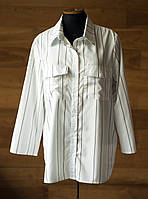 Біла смугаста сорочка жіноча misslook, розмір m