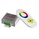 RGB контролер 18A, 12-24V, з пультом RF, для світлодіодної RGB стрічки, 3 канали по 6А, фото 2
