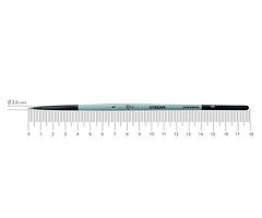 Кисть синтетика круглая Rosa Stream 132 № 1 короткая ручка (18513201)