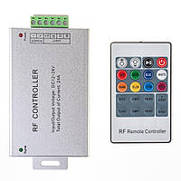 RGB контроллер 24A, 12-24V, с пультом RF, для светодиодной RGB ленты, 3 канала по 8А